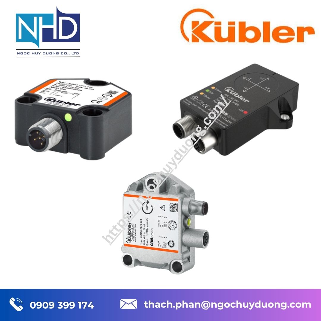 Tổng kho hàng sẵn Cảm biến góc nghiêng Kübler IN81 IN88 chính hãng, giá tốt