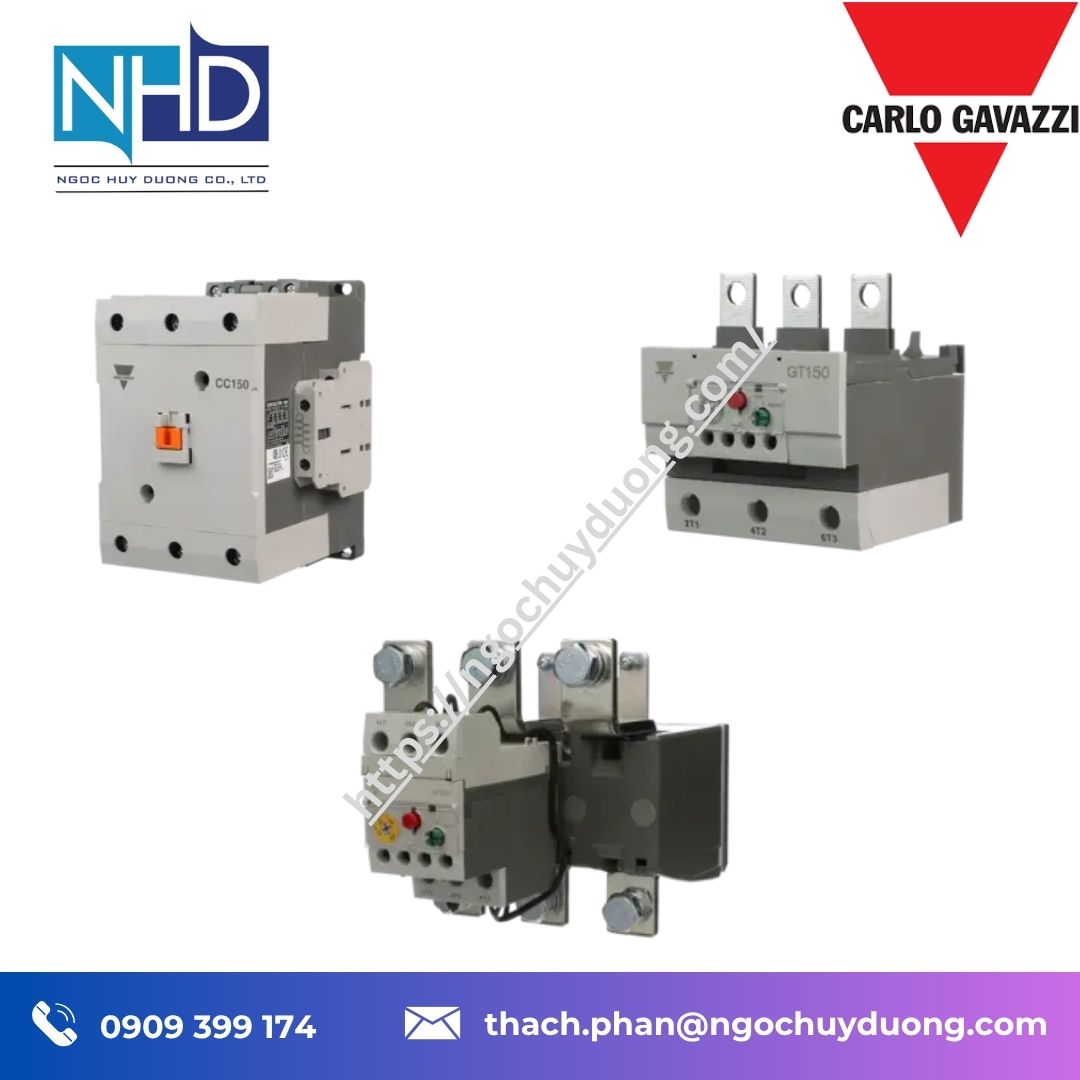 Tổng kho hàng sẵn Công tắc tơ và rơ le quá tải Carlo Gavazzi – Chính hãng
