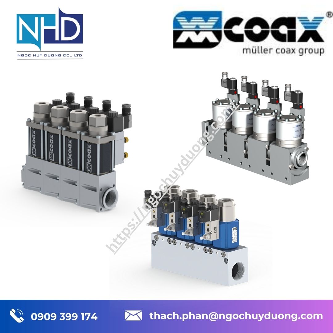 Tổng kho hàng sẵn Cụm van phân phối CO-AX – Giải pháp điều khiển dòng lưu chất áp suất cao