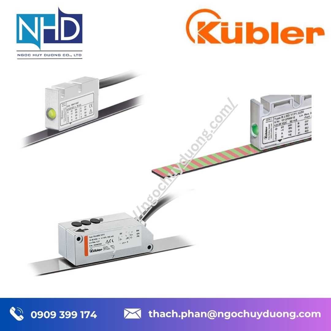 Tổng kho hàng sẵn Hệ thống đo chiều dài từ tính Kübler – Hàng sẵn