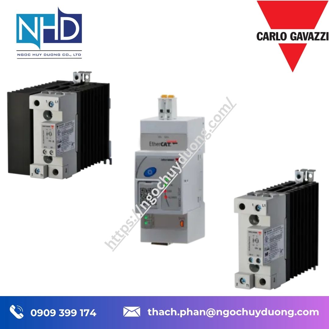Tổng kho hàng sẵn Rơ le bán dẫn Carlo Gavazzi DIN rail – Hàng sẵn