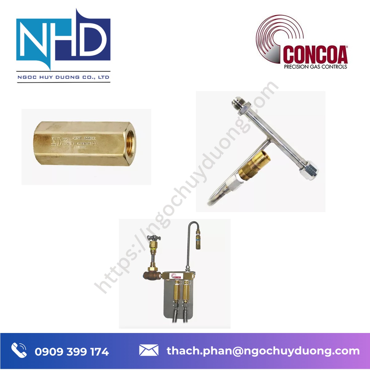 Tổng kho hàng sẵn Thiết bị khí công nghiệp CONCOA – Báo giá nhanh